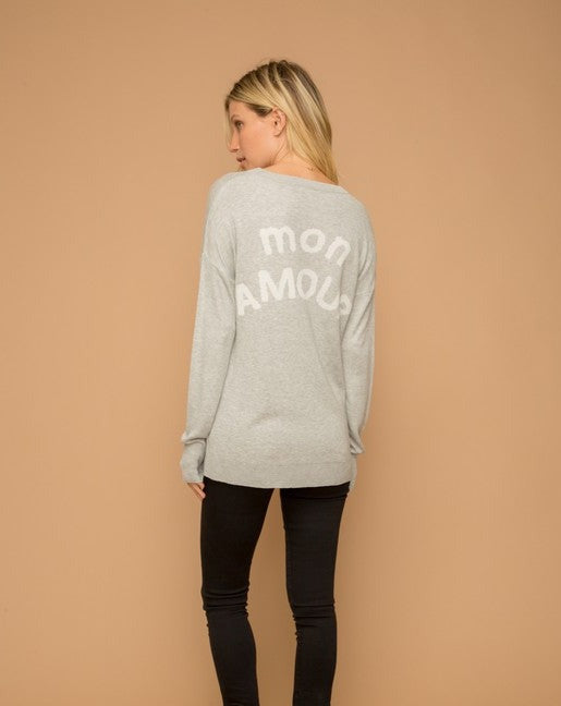 Mon Amour V-Neck Sweater