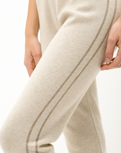 Knit Jogger Stripe Trim