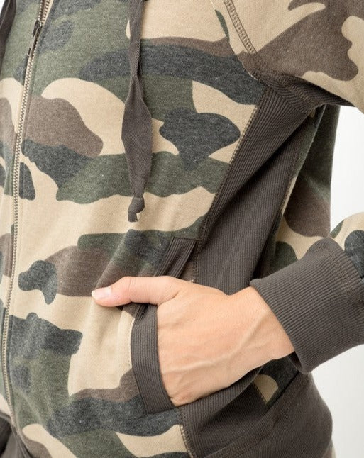 Camo Jacket w/ Hood