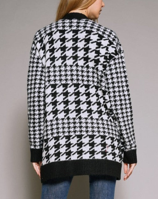 Houndstooth No Button 2 Pocket
