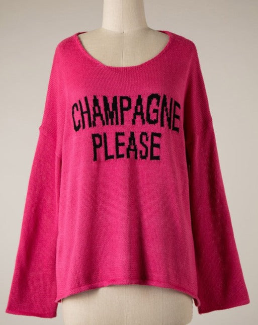 Champagne Please Sweater