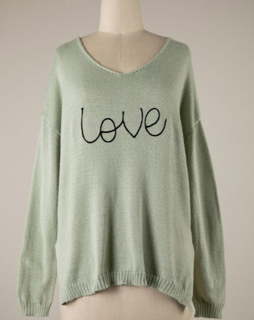 Love Knitted Sweater
