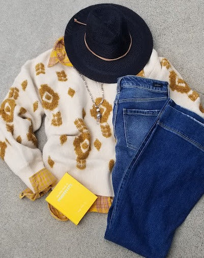 Plaid Flannel Button Down Top