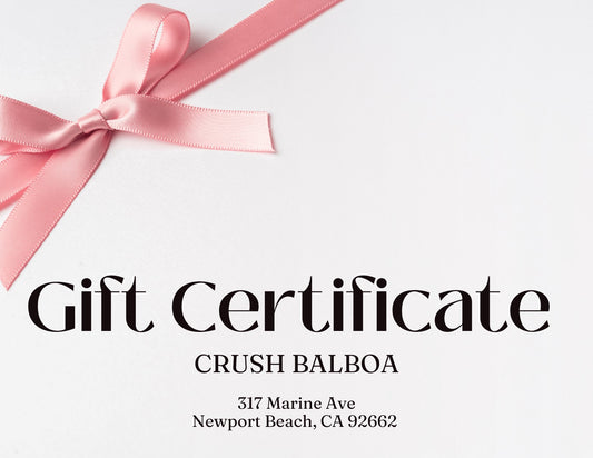 Crush Gift Certificate