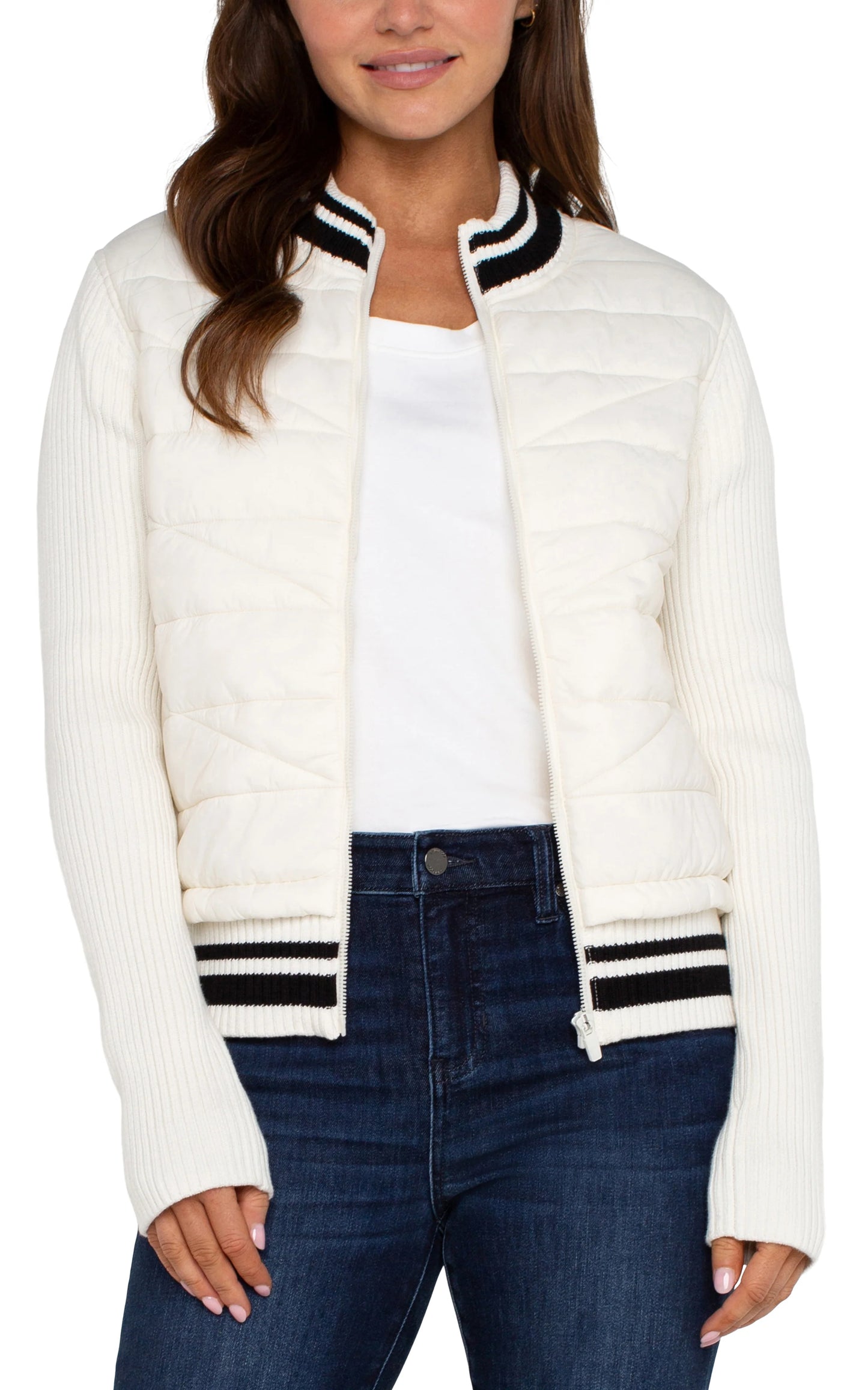 Quilted Baseball Jacket
