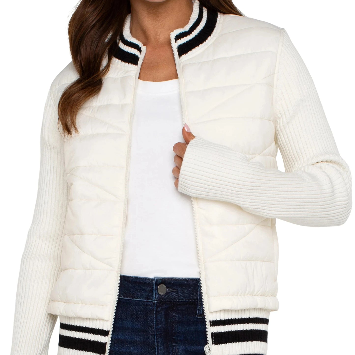 Quilted Baseball Jacket
