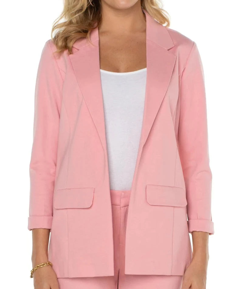 Pink Boyfriend Blazer