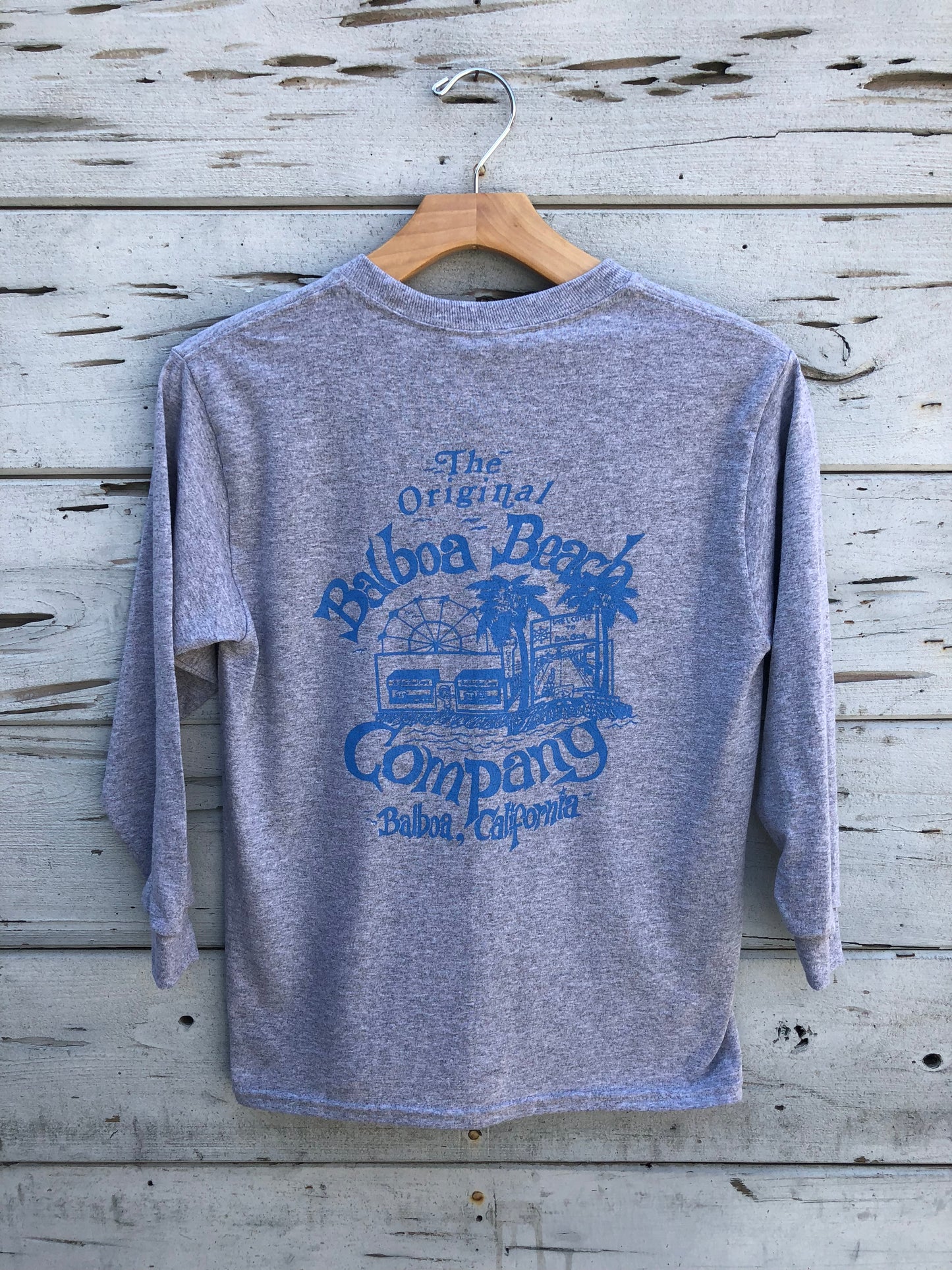 Youth Longsleeve Tee Heather Gray