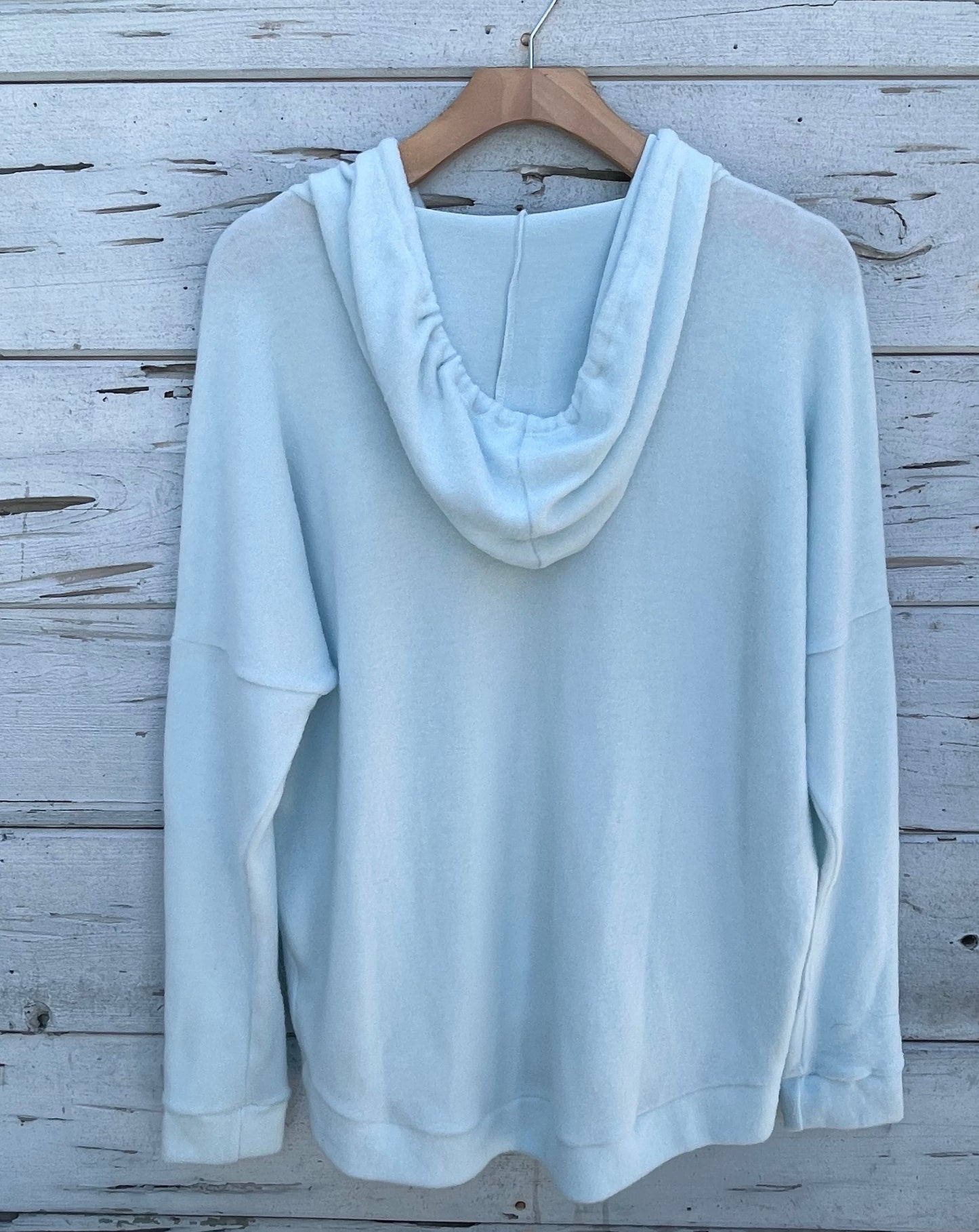 Signature Ultrasoft Hooded Balboa Island Pullover Ice Blue