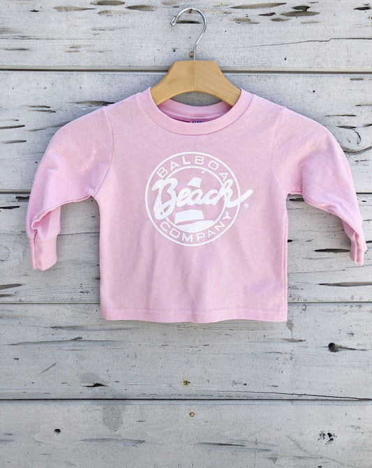 Longsleeve Toddler Tee Pink