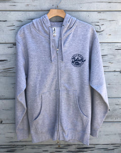 Beach Co. Zip Hoodie Heather Gray