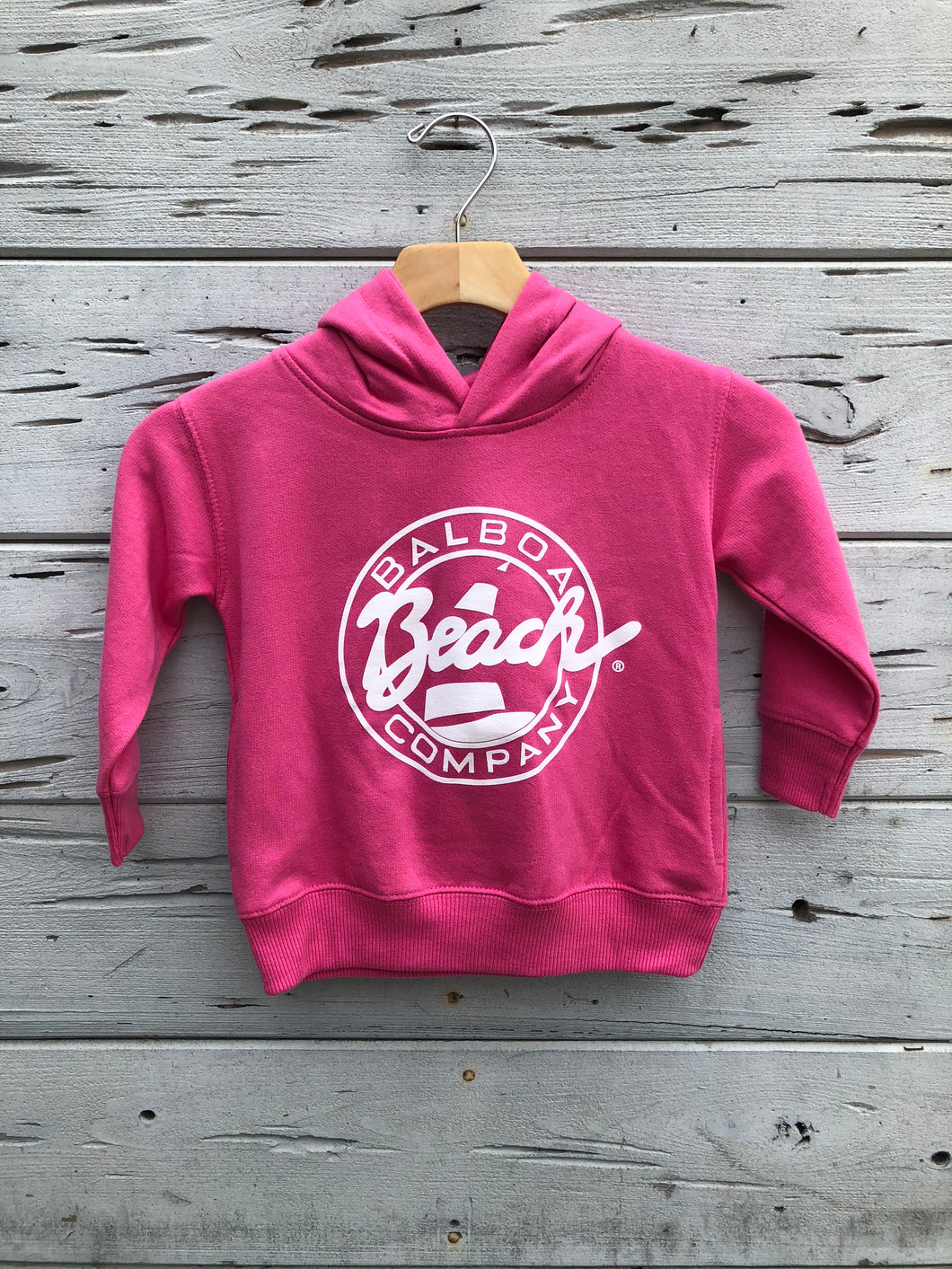 Toddler Pullover Hoodie Bright Pink