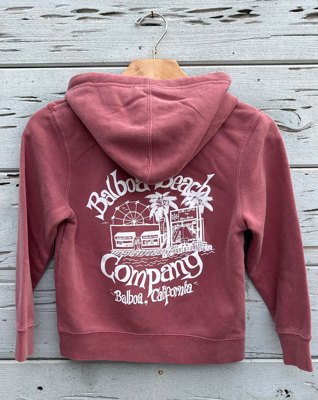 Fun Zone Youth Pullover Hoodie Maroon