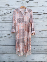Patchwork Button Down Dress