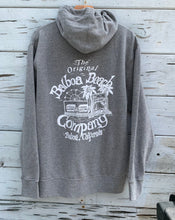 Balboa Beach Company Fun Zone Zipper Hoodie in Ash