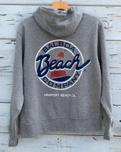 Balboa Beach Company Zipper Hoodie in Ash Original design